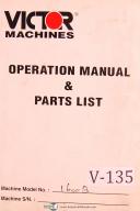 Victor-Victor 1600/2000 Series Lathe Operators & Parts Manual-1600 Series-2000 Series-04